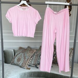 Paris Hilton Pink Pajama Set Size M
